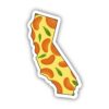 California Orange & Yellow Fruit Sticker