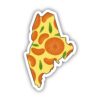 Maine Orange & Yellow Fruit Sticker