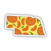 Nebraska Orange & Yellow Fruit Sticker