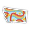 Montana Rainbow Fun Sticker
