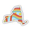 New York Rainbow Fun Sticker