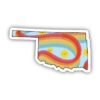 Oklahoma Rainbow Fun Sticker
