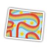 Wyoming Rainbow Fun Sticker