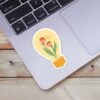 Floral Light Bulb Sticker