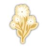 Daisy Sticker - Yellow