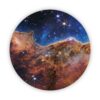James Webb Carina Nebula NASA Space Circle Sticker
