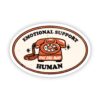 Emotional support human sticker - phone