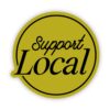 Support Local Yellow Sticker