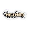 He Him Pronoun Y2K LGBTQ Pride Sticker