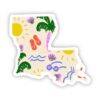 Louisiana Sticker - Beach