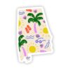 Alabama Sticker - Beach