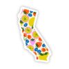 California Sticker - Cute Fruits
