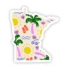 Minnesota Sticker - Beach