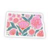 North Dakota Sticker - Elegant Floral
