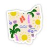 Ohio Sticker - Beach