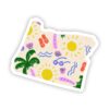 Oregon Sticker - Beach