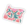 Oregon Sticker - Elegant Floral
