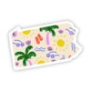 Pennsylvania Sticker - Beach