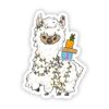 Christmas Llama Sticker
