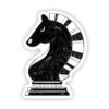 Knight Chess Sticker (Black)