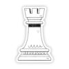 Rook sticker (white)
