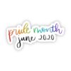 June 2020 Pride Month Sticker