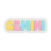 Gemini Lettering Sticker