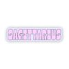 Sagittarius Lettering Sticker