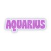 Aquarius Lettering Sticker
