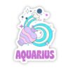 Aquarius Zodiac Sign Sticker
