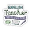 English Teacher Sticker