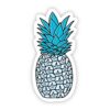 Pineapple Blue Aesthetic Sticker