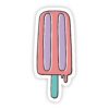 Popsicle Multi Color Aesthetic Sticker