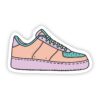 Sneaker Multi Color Aesthetic Sticker