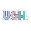 Ugh Multi Color Aesthetic Sticker