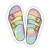 Sandals Tie Dye Aesthetic Sticker