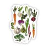 Vegetable plants watercolor sticker