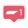 Tennessee Social Media Comment Sticker