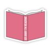 Go Away I'm Reading Sticker