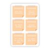 Positive Reminder Notes Peach Sticker