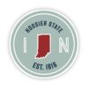 Hoosier State Indiana Sticker