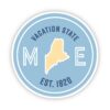 Vacation State Maine Sticker