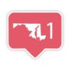Maryland Social Media Notification Sticker