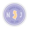 Garden State New Jersey Sticker