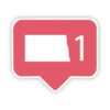 North Dakota Social Media Comment Sticker