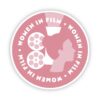 Women in Film Pink Sticker