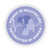 Women in Healthcare Purple Sticker