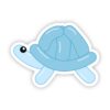 Blue Turtle Balloon Sticker