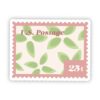 Floral US Postage Stamp Sticker