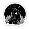 Bear Night Sticker